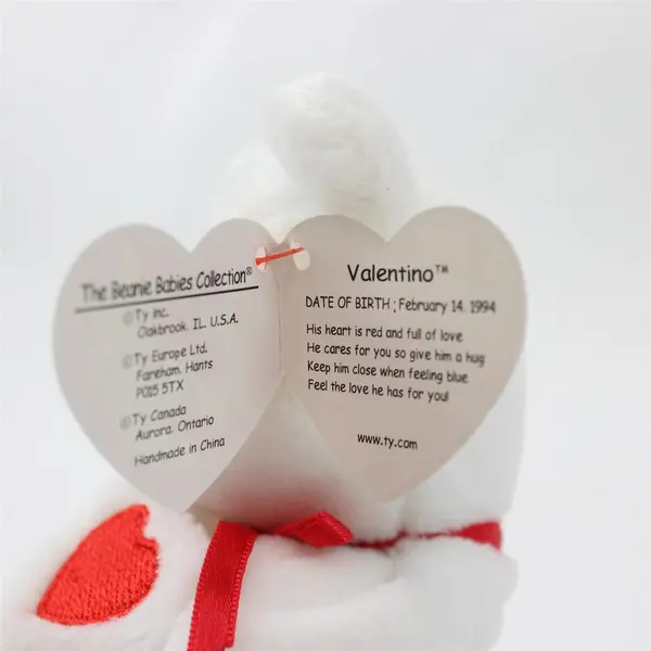 Ty Beanie Baby Valentino (1993)  Retired Bears W/ Tag