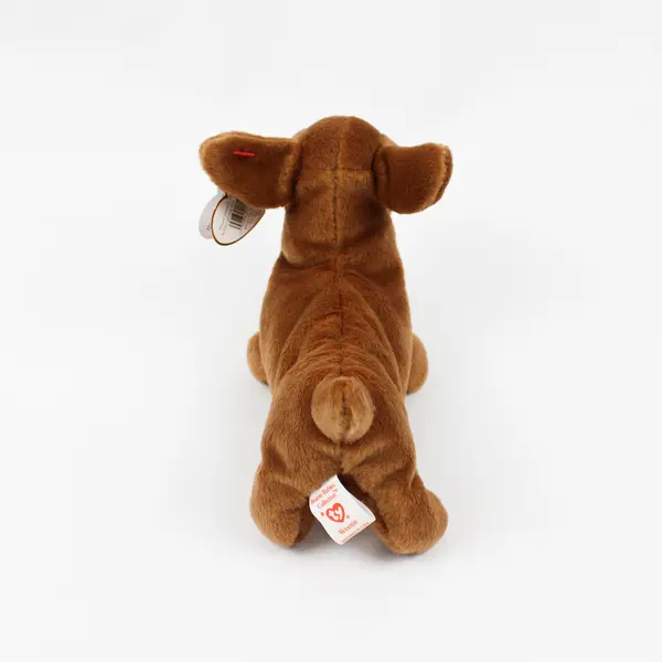 Ty Beanie Babies Weenie 1995 Brown Wiener Dog With Tag Plush Toy Style 4013