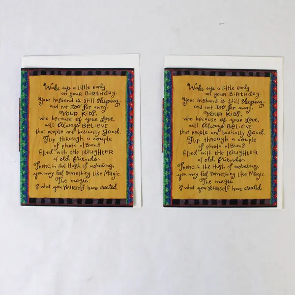 Set of 2 Hallmark Impromptu Heartfelt Birthday Cards with Envelopes UNUSED
