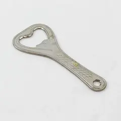 Vintage Heart-Shaped Metal Bottle Opener Breweriana Collectible