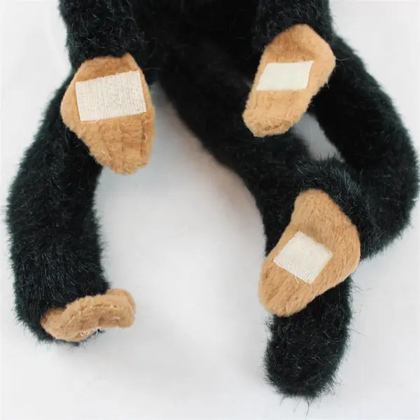 Vintage ANICO Black & White Face Monkey Plush Collectible Stuffed Toy