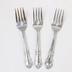 Lot of 3 Salem Victoria Stainless Salad Forks