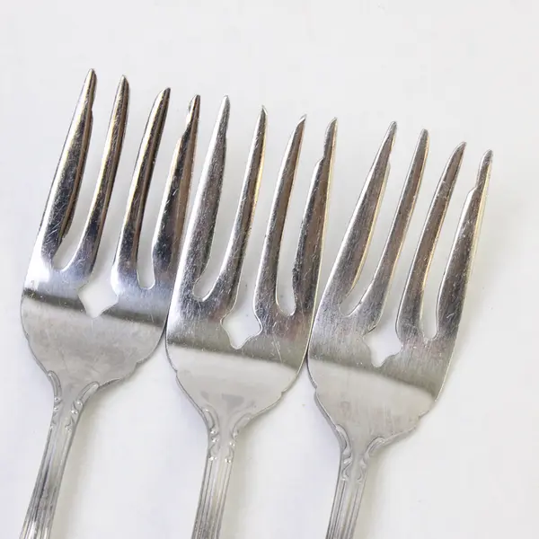 Lot of 3 Salem Victoria Stainless Salad Forks