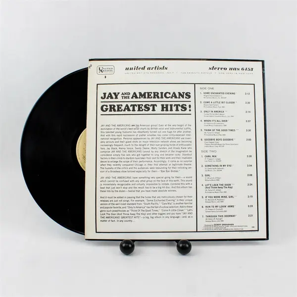 Jay And The Americans–Greatest Hits 12" Vinyl Record 