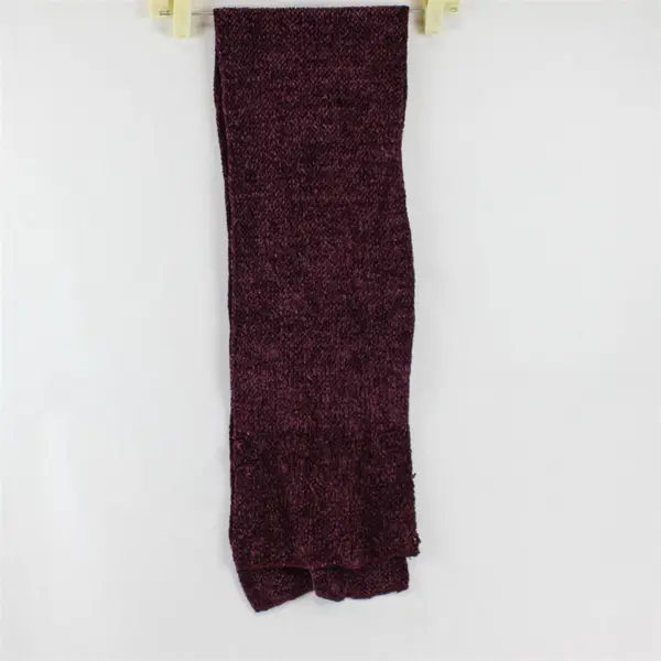Lot of 4 Women's Purple Knit Scarves Winter Accessories