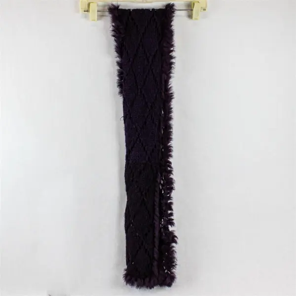 Lot of 4 Women's Purple Knit Scarves Winter Accessories