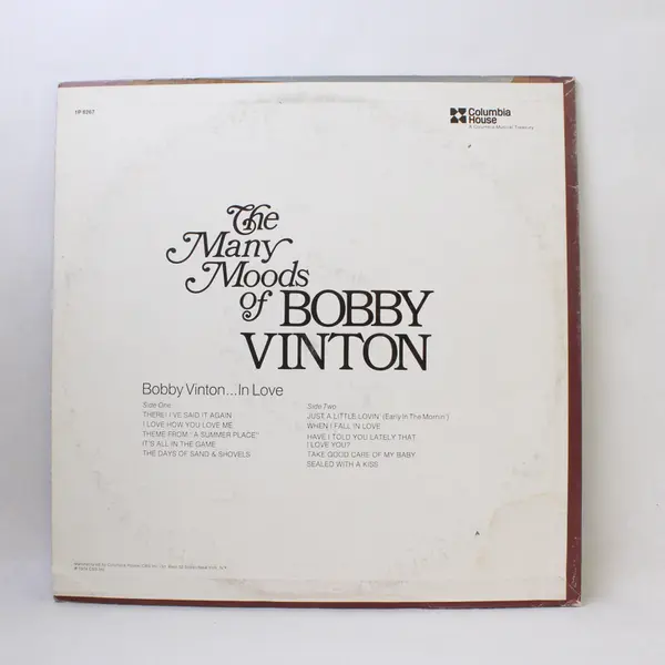 The Many Moods Of Bobby Vinton  12"Vinyl Record