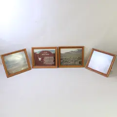 Lot of 4 Framed Great Basin Nevada Photographs Wall Art