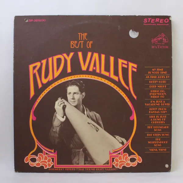 The Best Of Rudy Vallee 12"  Vinyl Record
