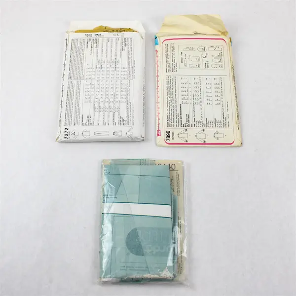 Lot of 3 Sewing Patterns Simplicity 7272 7896 Sz16 & Burda 6440 Sz 14-46