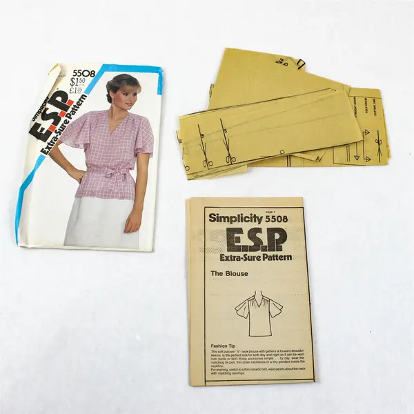 Lot of 4 Vintage Sewing Patterns Simplicity See & Sew Knit & Stretch Butterick