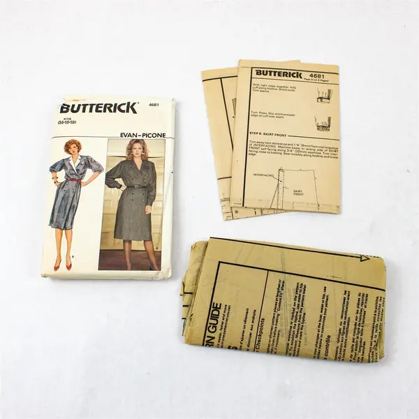 Lot of 3 Vintage Sewing Patterns Butterick & McCall's Sizes 14-22 M