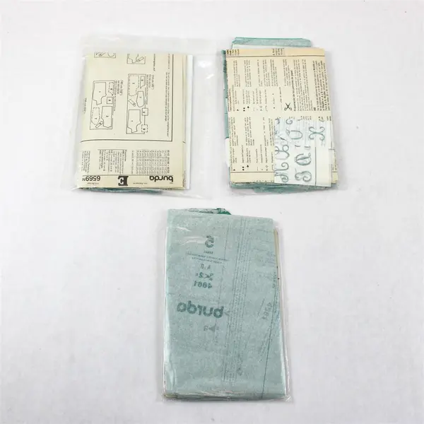 Lot of 3 Burda Sewing Patterns 6569 (Sz10-40), 4861 & 5889 (Sz10-20)