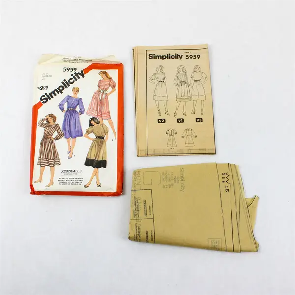Lot of 3 Sewing Patterns Simplicity 5959 Butterick 6048 McCall's 3738