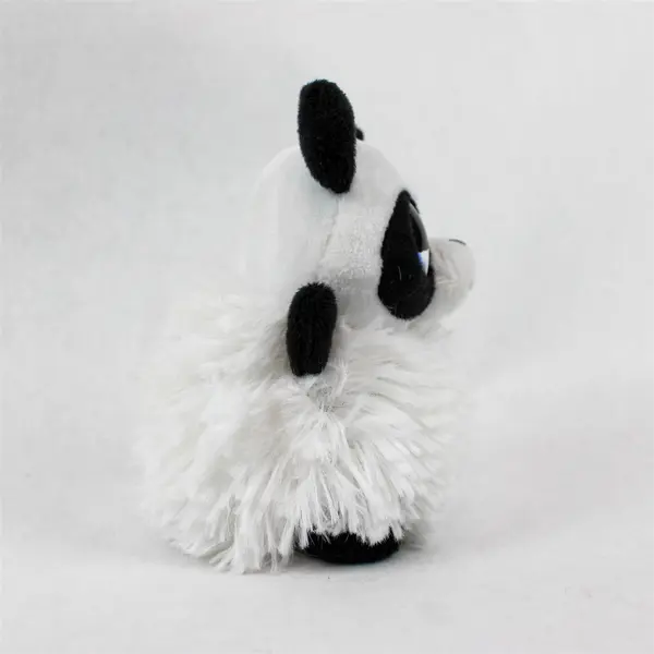 Fiesta Pom Pals Black & White Panda Plush Stuffed Animal w/ Tag
