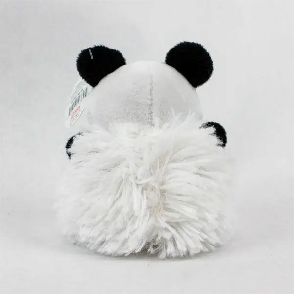 Fiesta Pom Pals Black & White Panda Plush Stuffed Animal w/ Tag