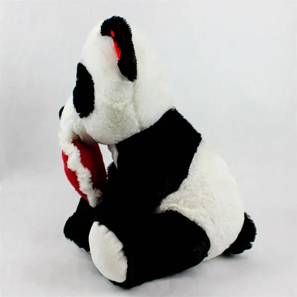 Goffa 17" Panda Plush Holding Heart Valentine's Soft Stuffed Animal