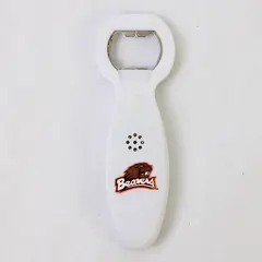 Oregon State University Beavers  White Resin Bottle Opener