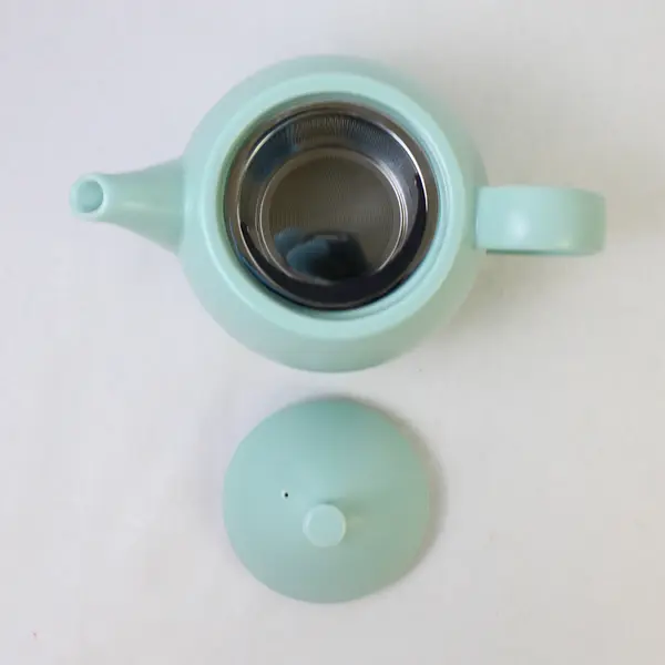 For Life Teapot w/ Strainer & Lid - Robin's Egg Blue 