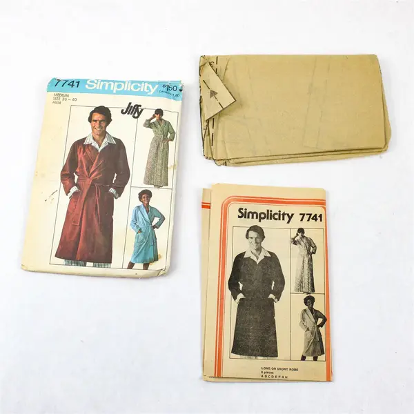 Lot of 3 Vintage McCall's & Simplicity Men's Patterns 2149 7200 7741