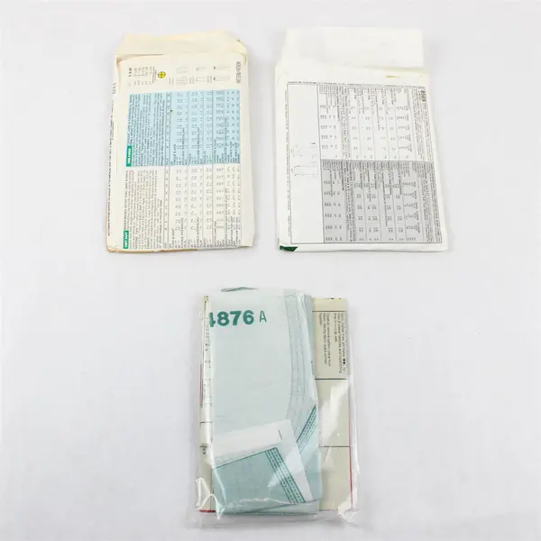 Lot of 3 Vintage Sewing Patterns McCall's 8569 Burda 4876 Butterick 3243