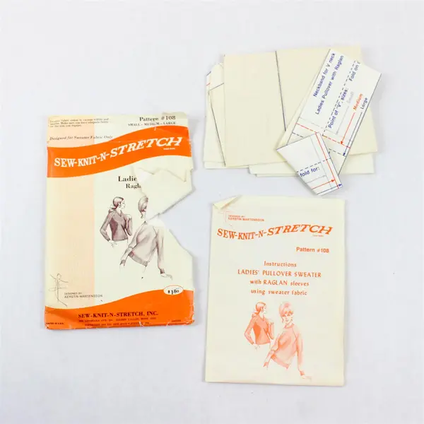 Lot of 3 Vtg  Sewing Patterns Neue Mode 3315 Sew Knit n Stretch 108 Sizes 12-40