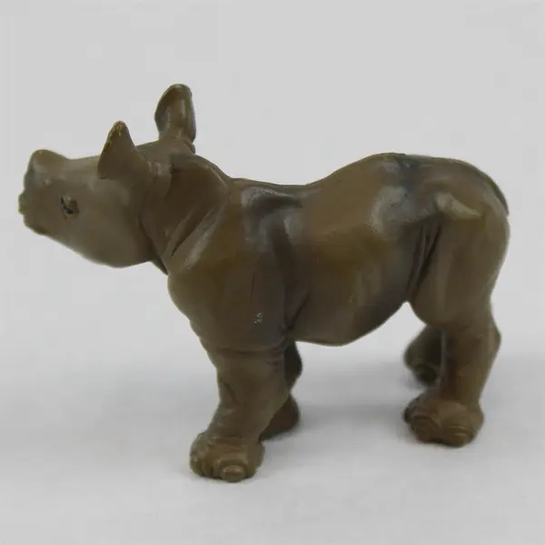 PAPO 2005 Baby Rhinoceros Wildlife Animal Hand Painted Figure - #1002