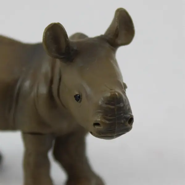 PAPO 2005 Baby Rhinoceros Wildlife Animal Hand Painted Figure - #1002