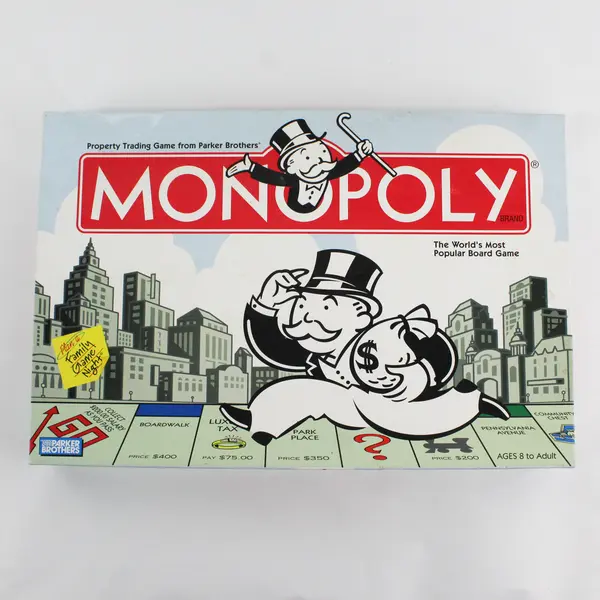 Vintage 1996 Parker Brothers Monopoly Board Game Complete