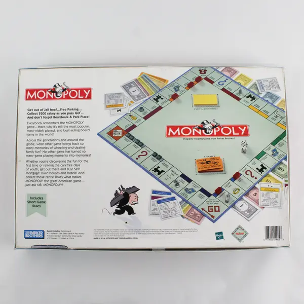 Vintage 1996 Parker Brothers Monopoly Board Game Complete