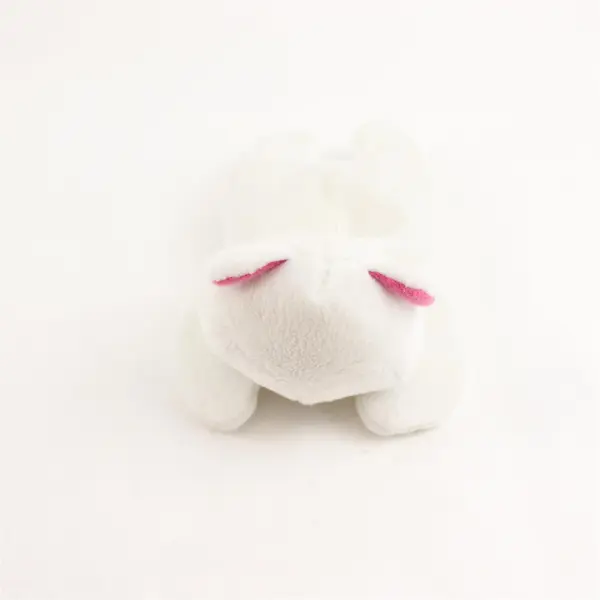 Vintage Lisa Frank The Fantastic World No-Face Plush White Pink Ears 8in