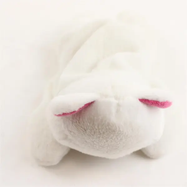Vintage Lisa Frank The Fantastic World No-Face Plush White Pink Ears 8in