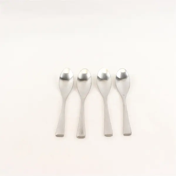 Lot Of 4 Cambridge Silver Strata (Stainless) Pattern Flatware Teaspoons 7.25"