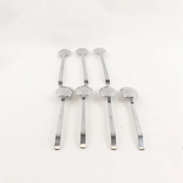 Lot Of 7 IKEA Lard (Stainless) Pattern Flatware Soup Spoons 8" Long