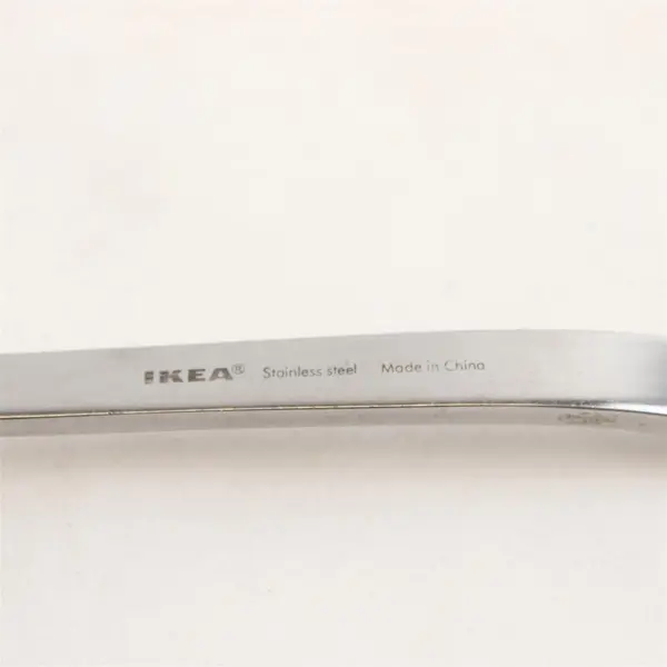 Lot Of 7 IKEA Lard (Stainless) Pattern Flatware Soup Spoons 8" Long