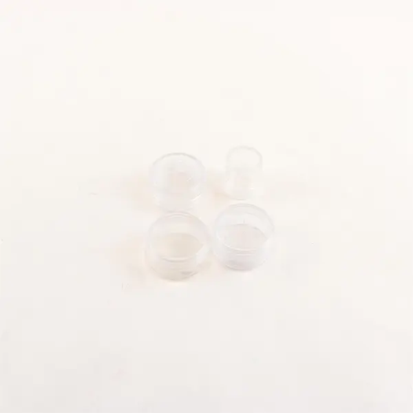Lot of 32 Clear Plastic Screw-Top DIY Jewelry Bead Organizers FLAWED