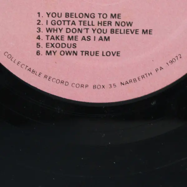 The Best Of The Duprees 12" Vinyl Record