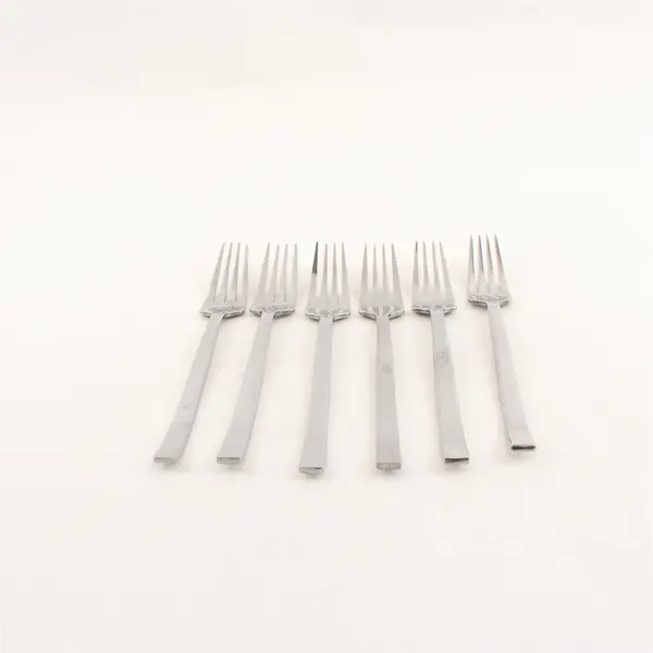 Lot Of 6 IKEA Lard (Stainless) Pattern Flatware Dinner Forks 7.75" Long