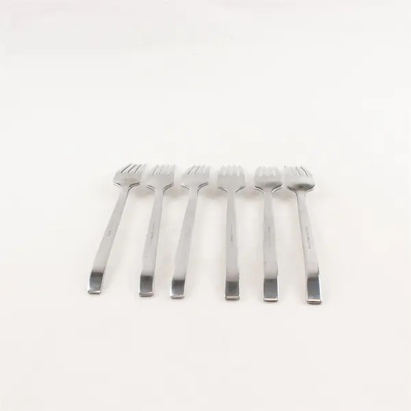 Lot Of 6 IKEA Lard (Stainless) Pattern Flatware Dinner Forks 7.75" Long