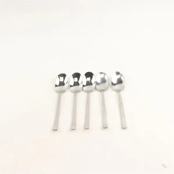 Lot Of 5 IKEA Lard (Stainless) Pattern Flatware Teaspoons 5.75" Long