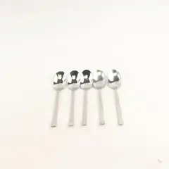 Lot Of 5 IKEA Lard (Stainless) Pattern Flatware Teaspoons 5.75" Long