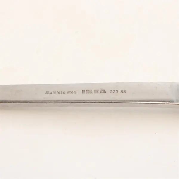Lot Of 5 IKEA Lard (Stainless) Pattern Flatware Soup Spoons 8" Long