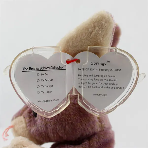 Ty Beanie Baby Springy (Bunny 2000) Tag Protector