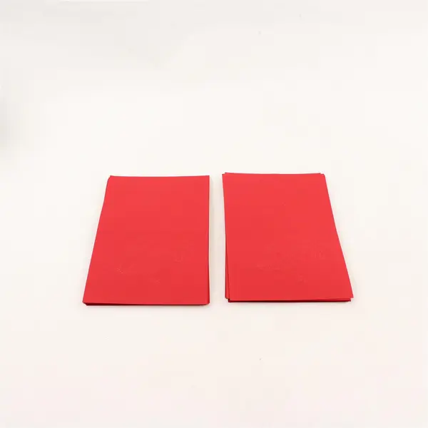 Set of 40 Gold Foil Embossed Red Thank You Cards NO ENVELOPES UNUSED