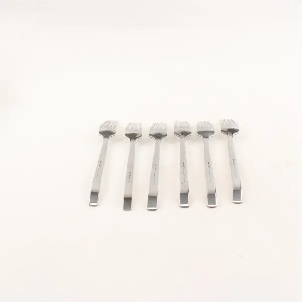 Lot Of 6 IKEA Lard (Stainless) Pattern Flatware Salad Forks 6.75" Long