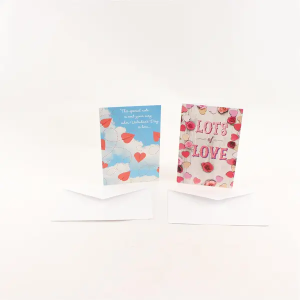 Lot of 3 Hallmark Valentines Day Greeting Cards with Envelopes UNUSED