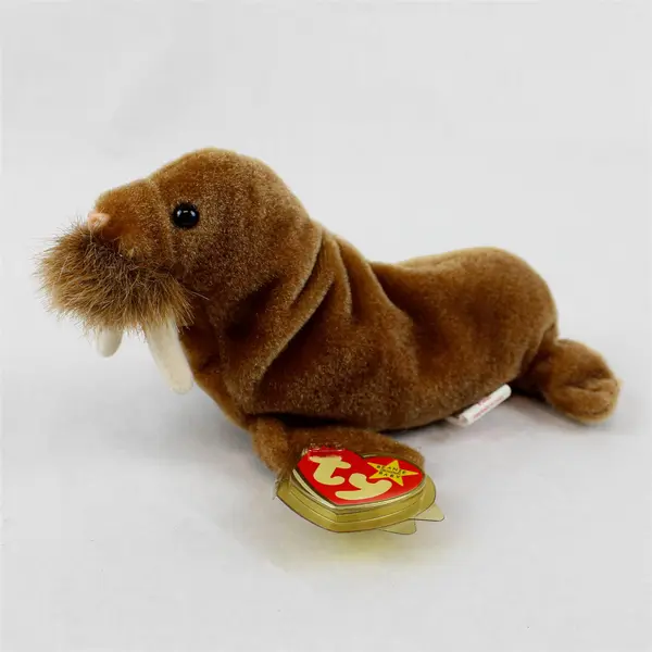 Ty Beanie Baby Paul the Walrus Retired 1999 Rare With Tag Protector