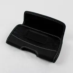 Bytech Folding Sunglass Semi-Hard Case Closure and Belt Clip, Black 