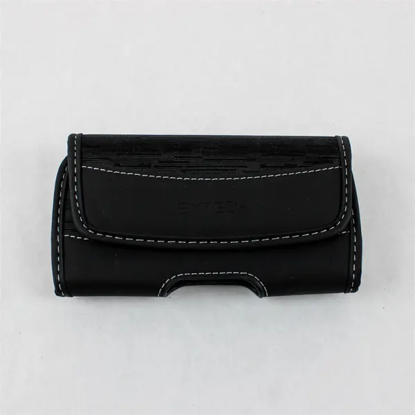 Bytech Folding Sunglass Semi-Hard Case Closure and Belt Clip, Black 