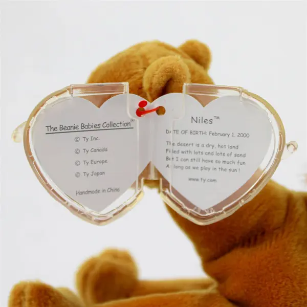 Ty Beanie Baby Niles the Camel 2000 Vintage Tag Protector